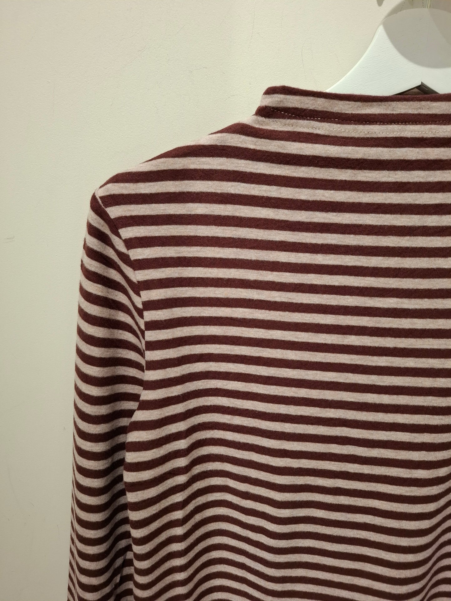 RO T-shirt - Bordeauxbruin