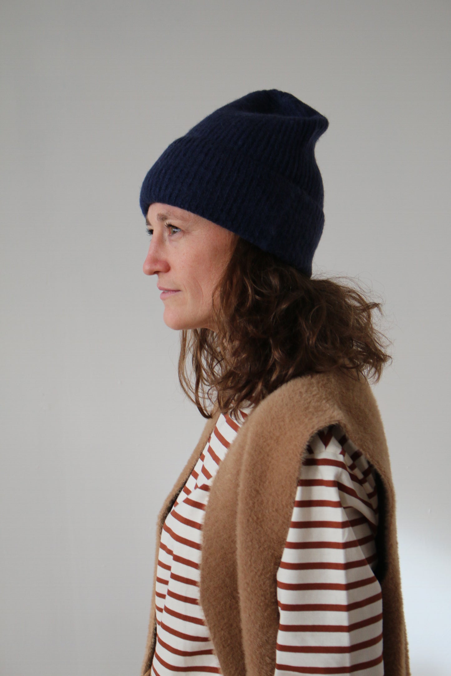 Muts met rib - Navy
