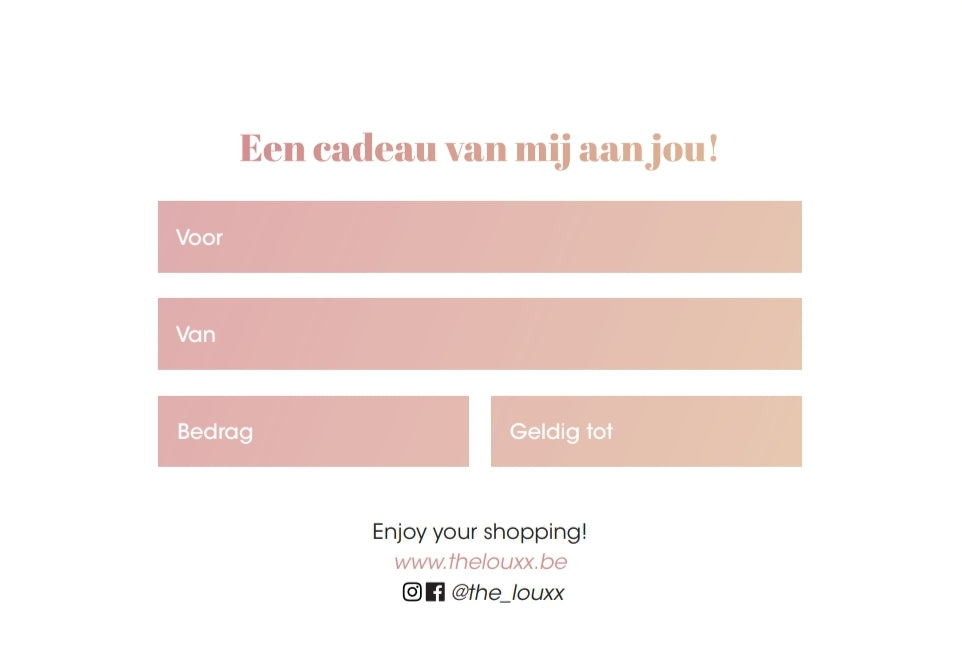 Cadeaubon The LouxX