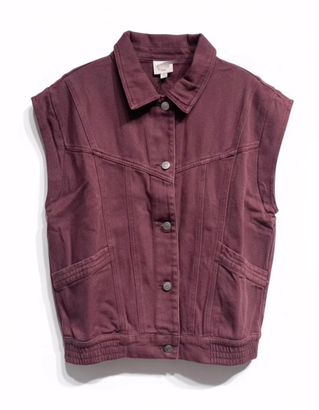 BURY gilet - Bordeaux