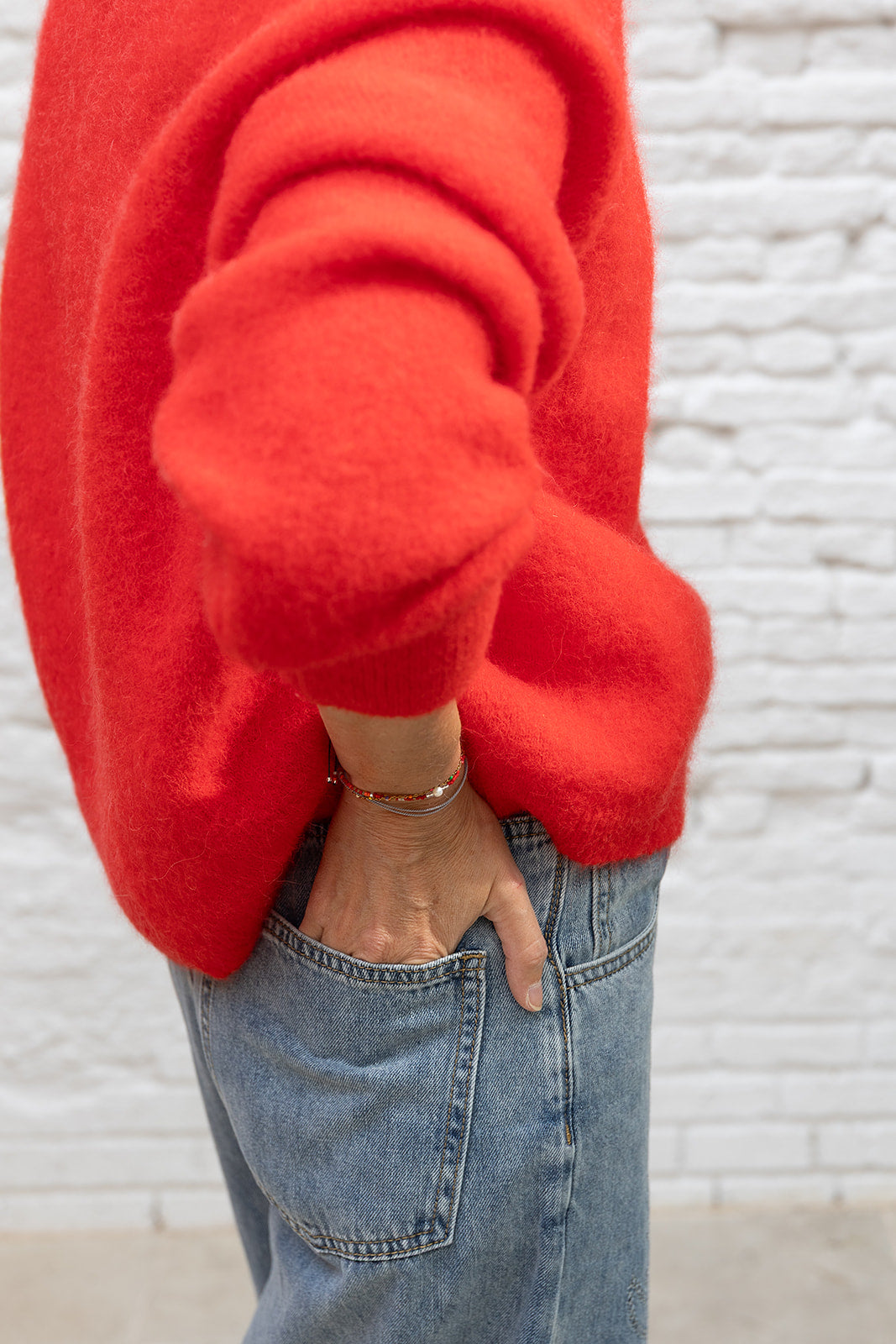 FRIE cardigan - Rood