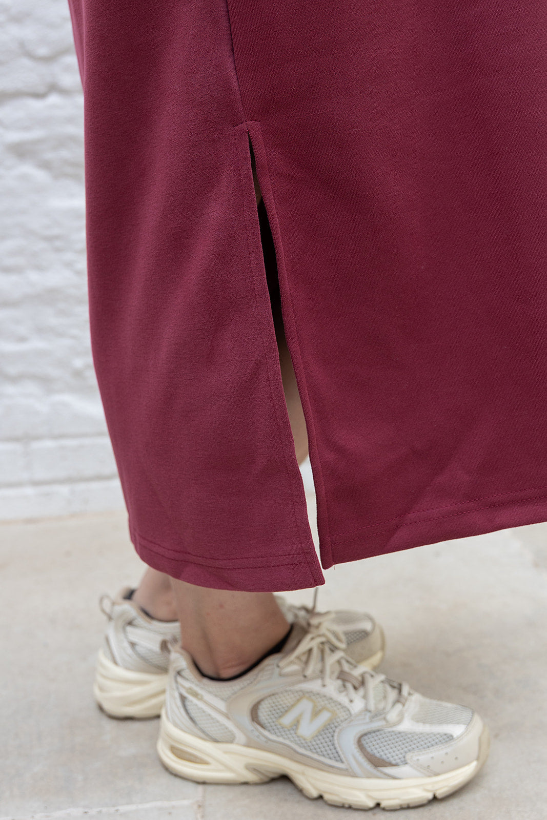 Sweater dress- Bordeaux