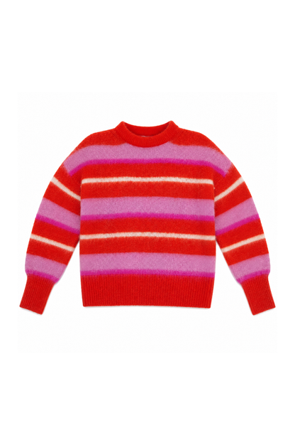 TW KALE trui - Orange/pink