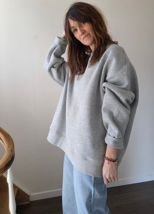 MAITÉ Sweater - Grey melange