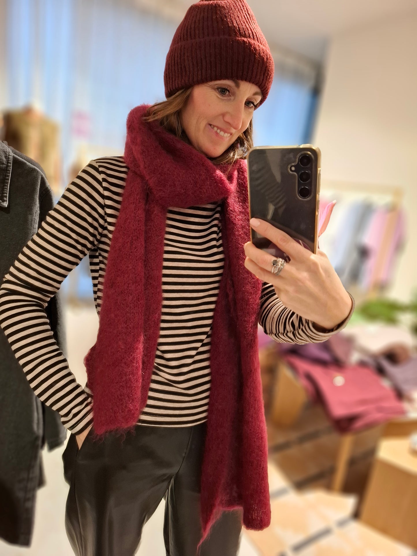 RO T-shirt - Zwart/ecru