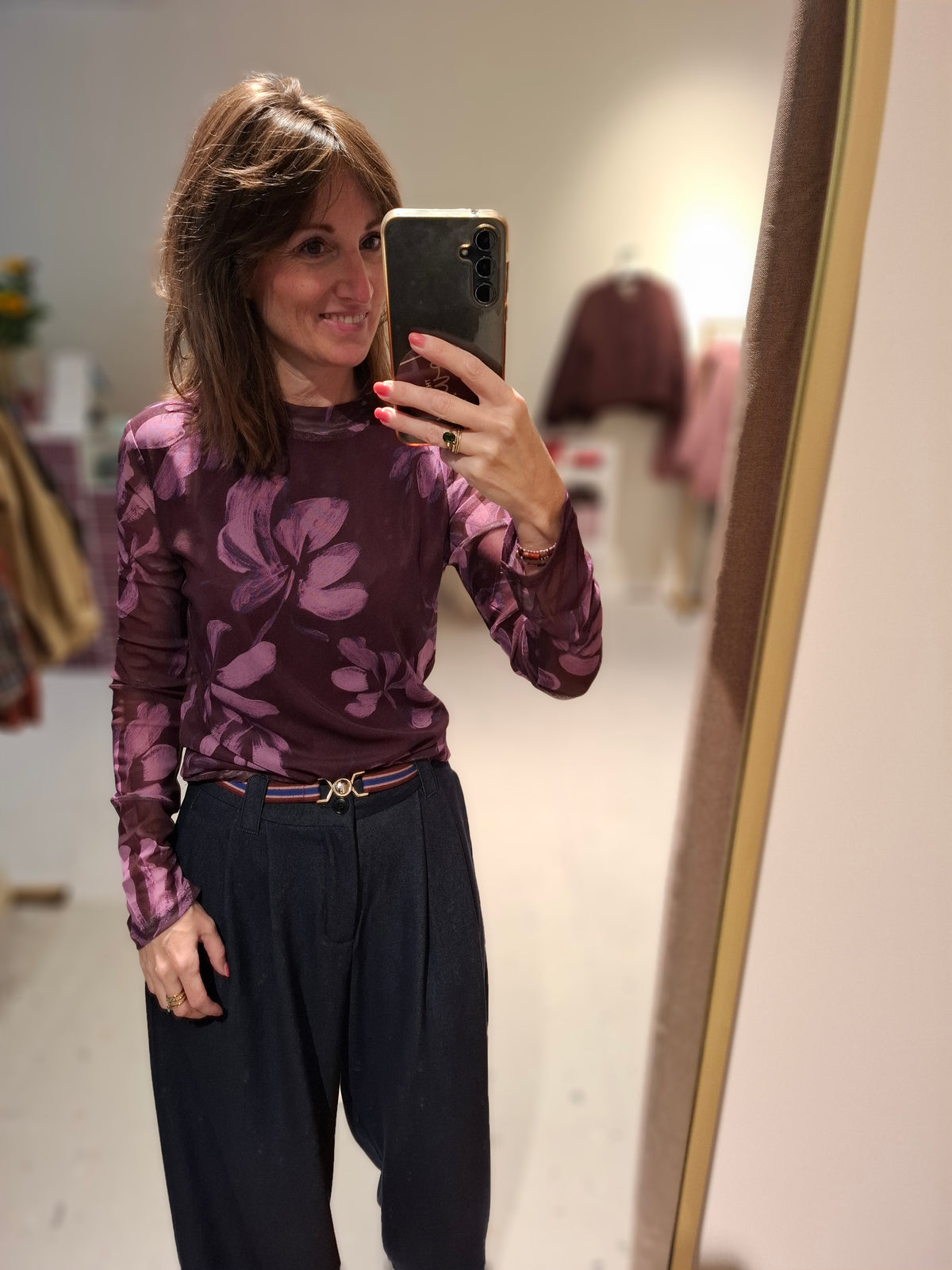 YD Willemijn flower - Brun