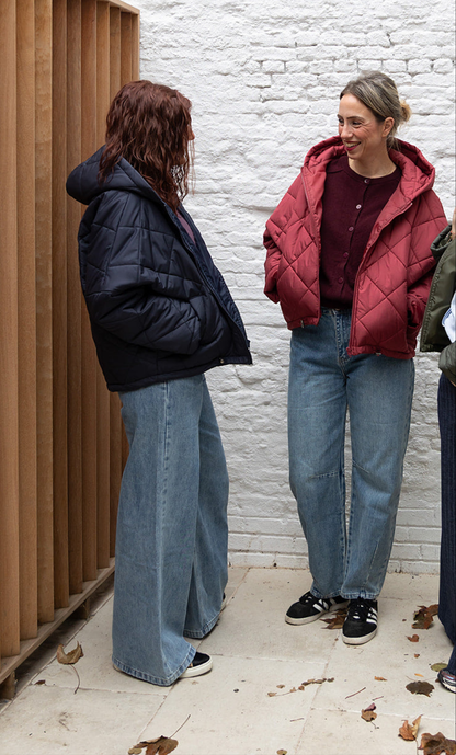 ESTELLE puffer -Brique