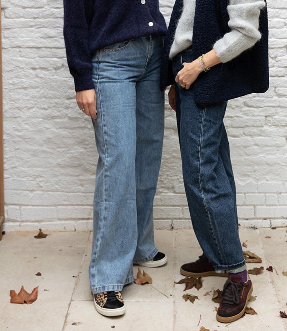 Barrel denim - Dark blue