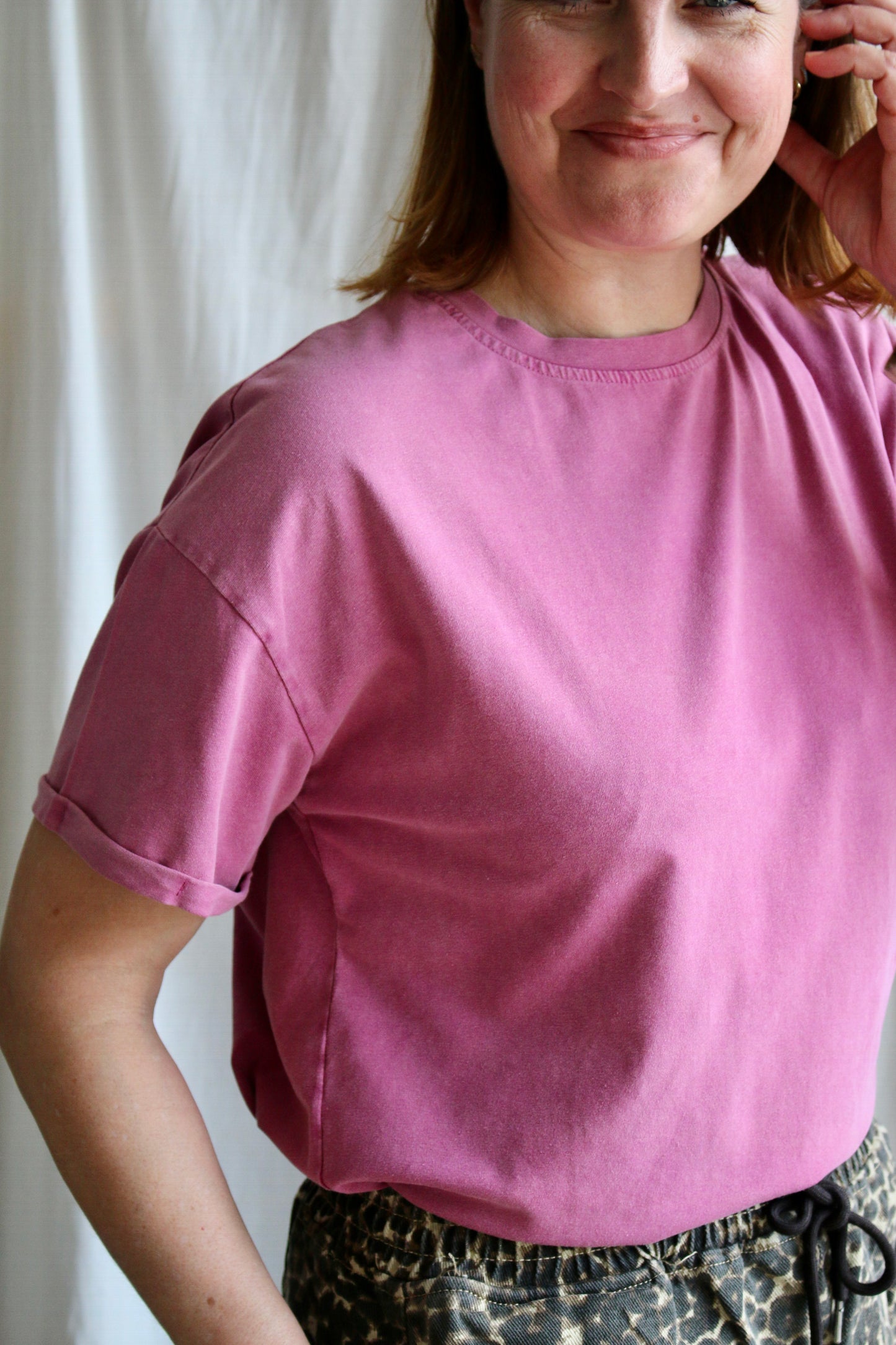BLUSH T-shirt - Framboise