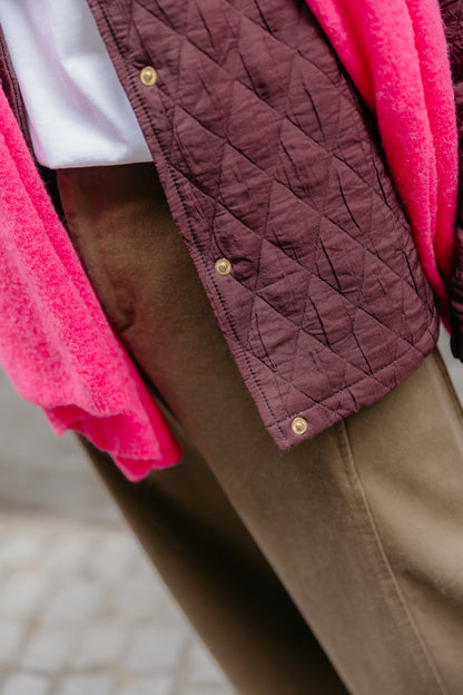 CHARLIE vest - Bordeaux