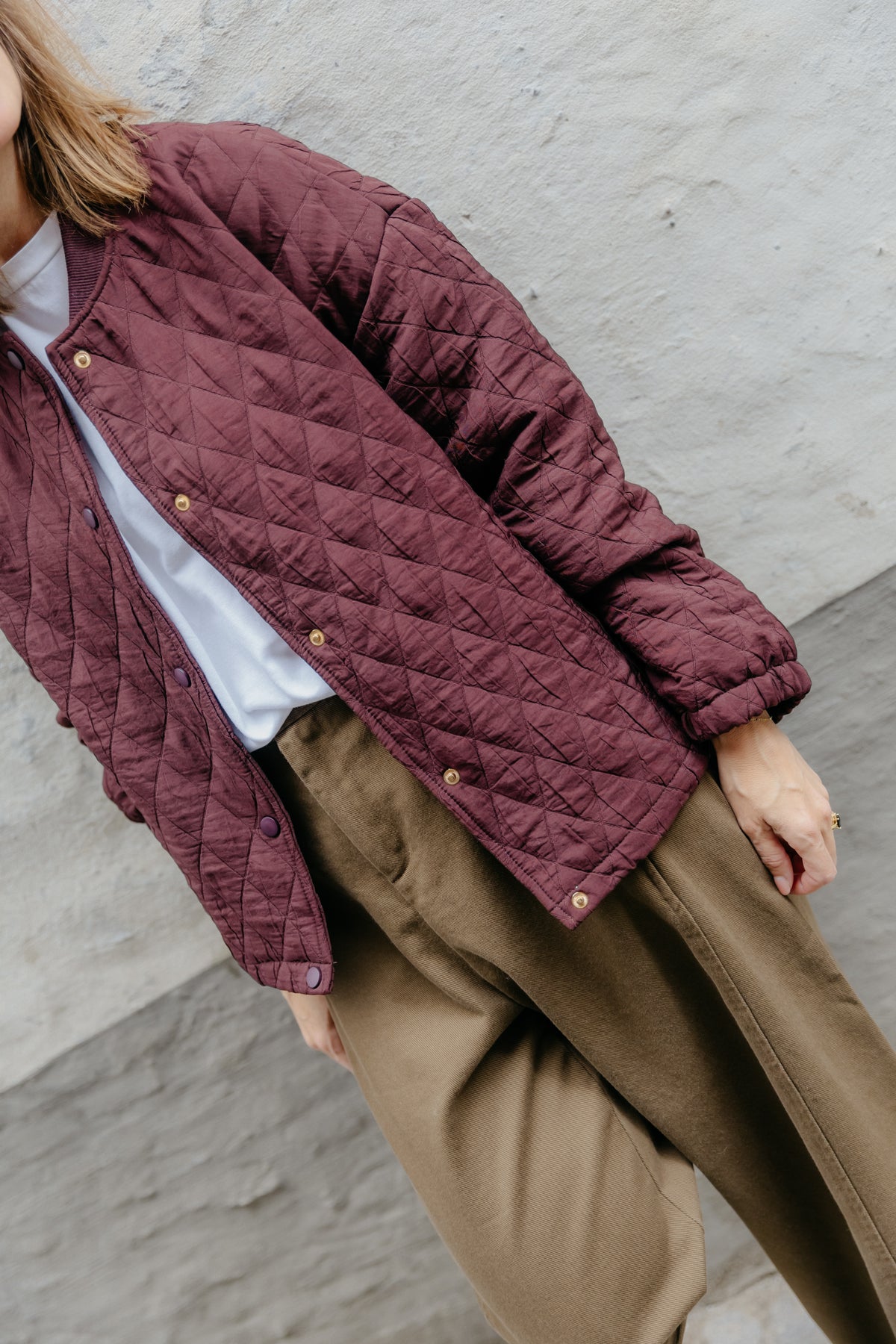 CHARLIE vest - Bordeaux
