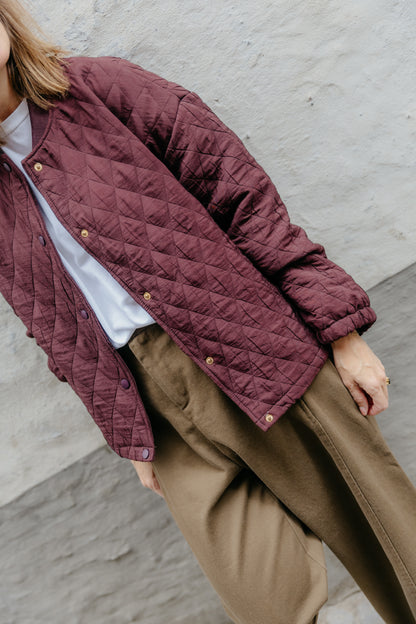 CHARLIE vest - Bordeaux