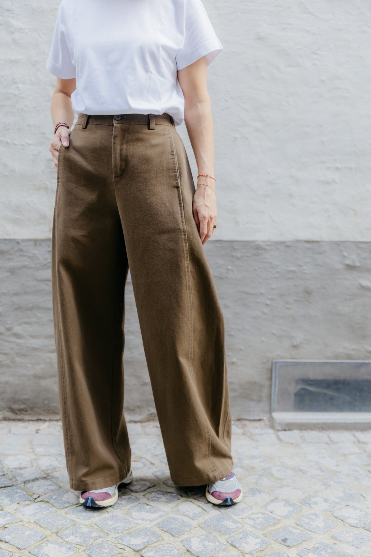 FK OLGA Pantalon - Tobacco
