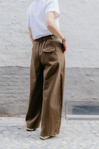 FK OLGA Pantalon - Tobacco