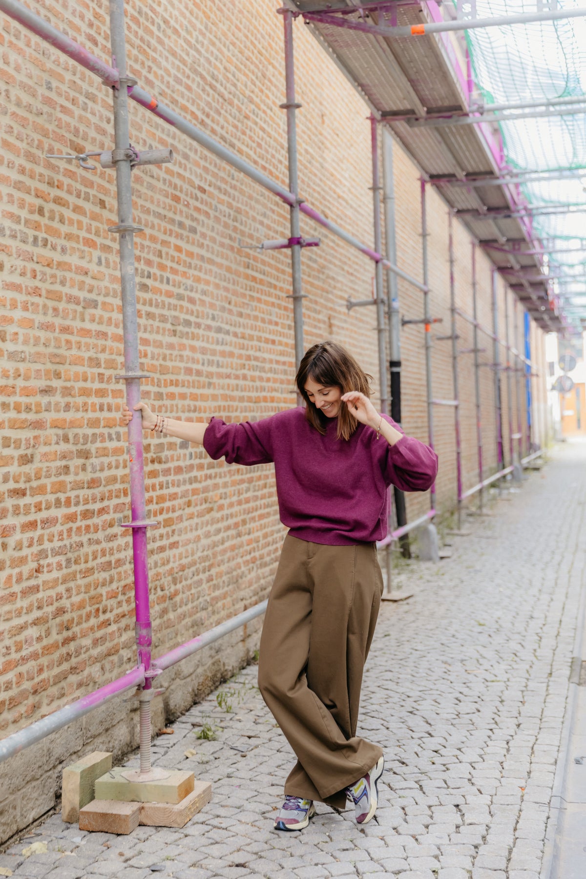 FK OLGA Pantalon - Tobacco