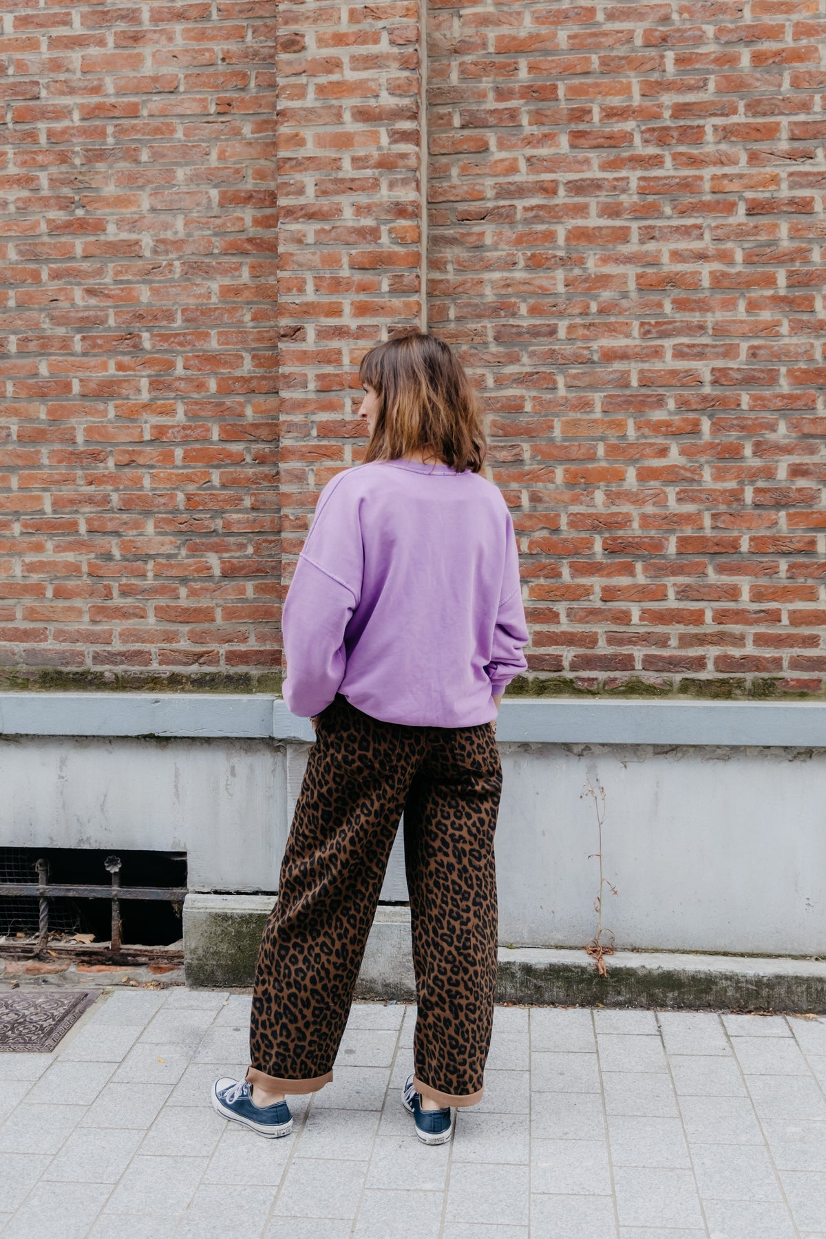 Sara sweater - Washed violet