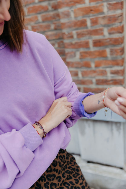 Sara sweater - Washed violet