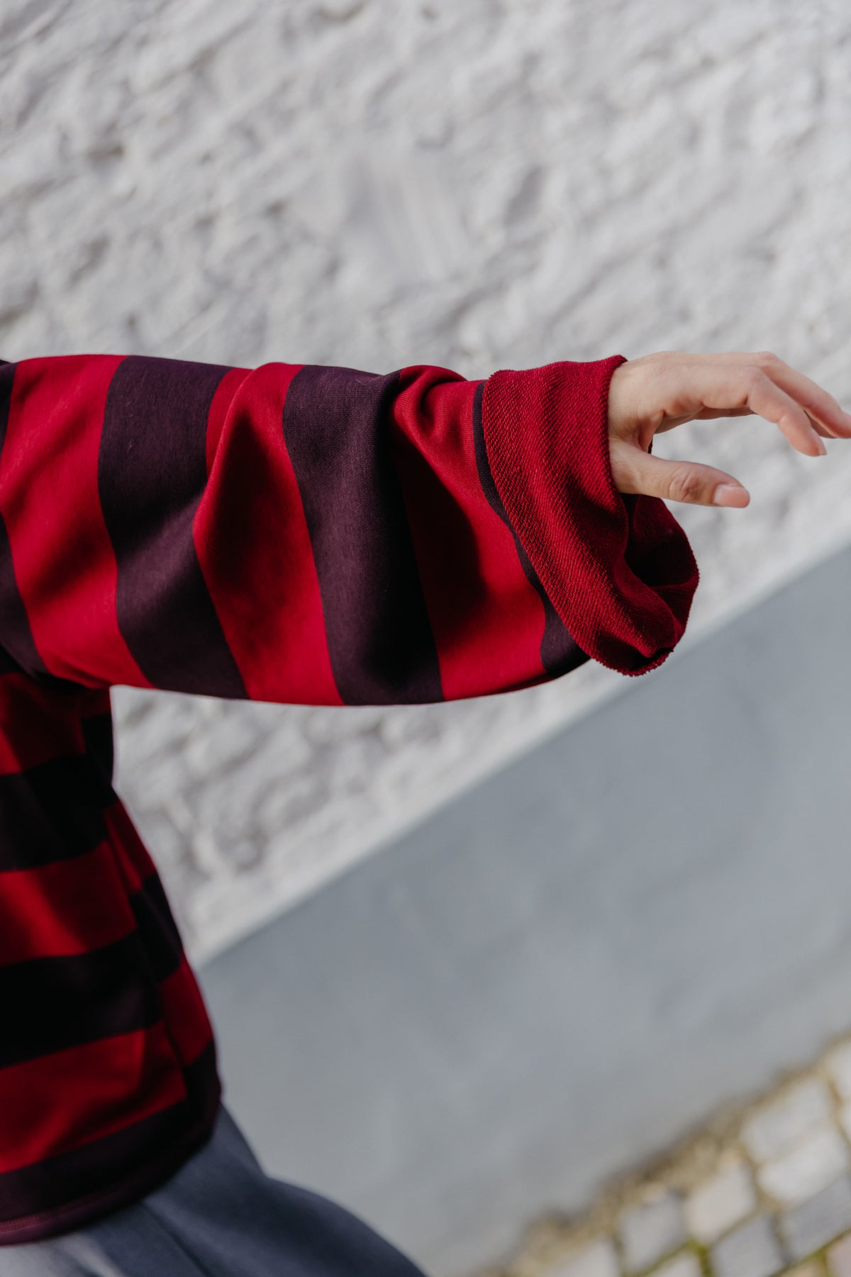 GI Block stripe - bordeaux