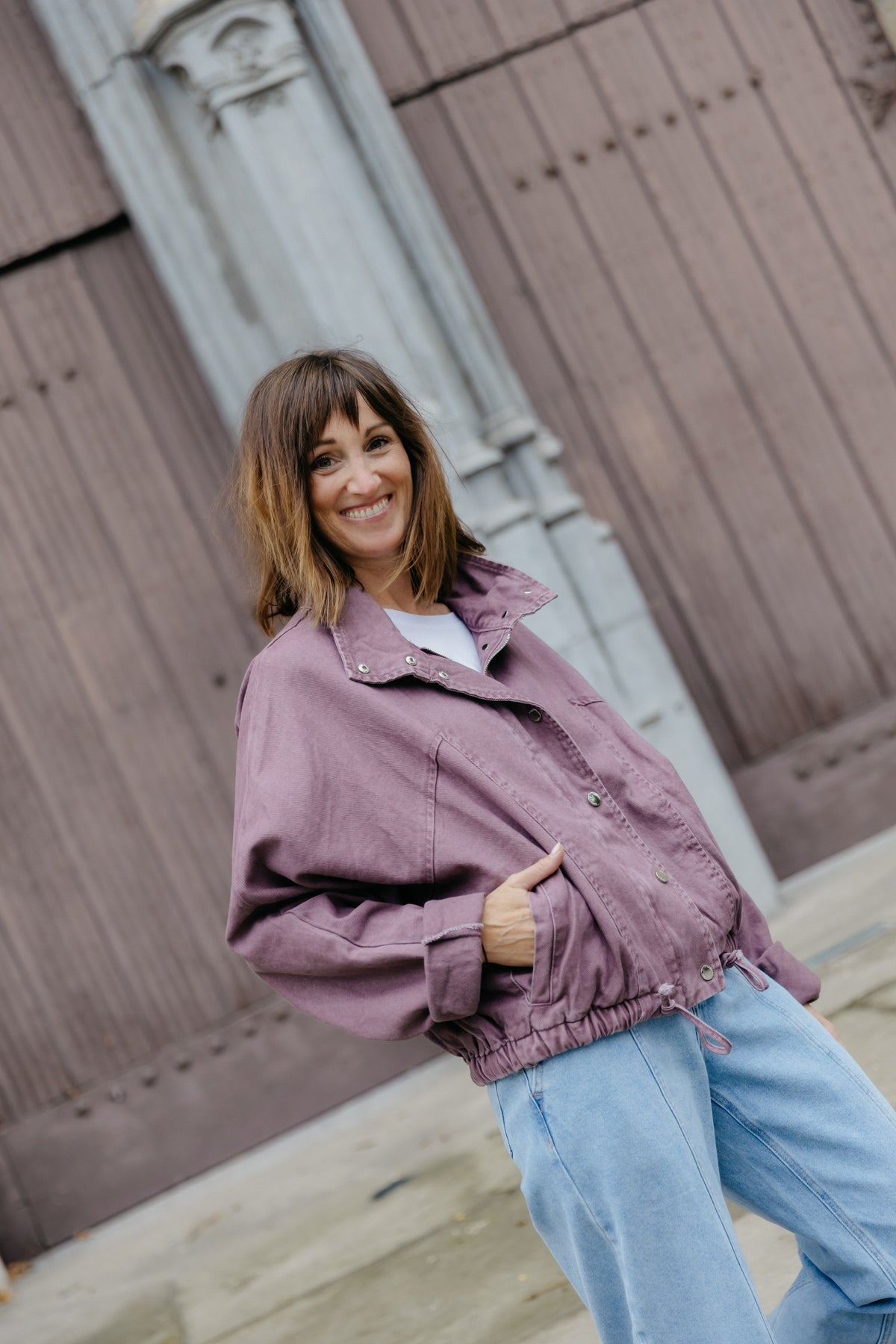 CY BERNADETTE vest - Prune