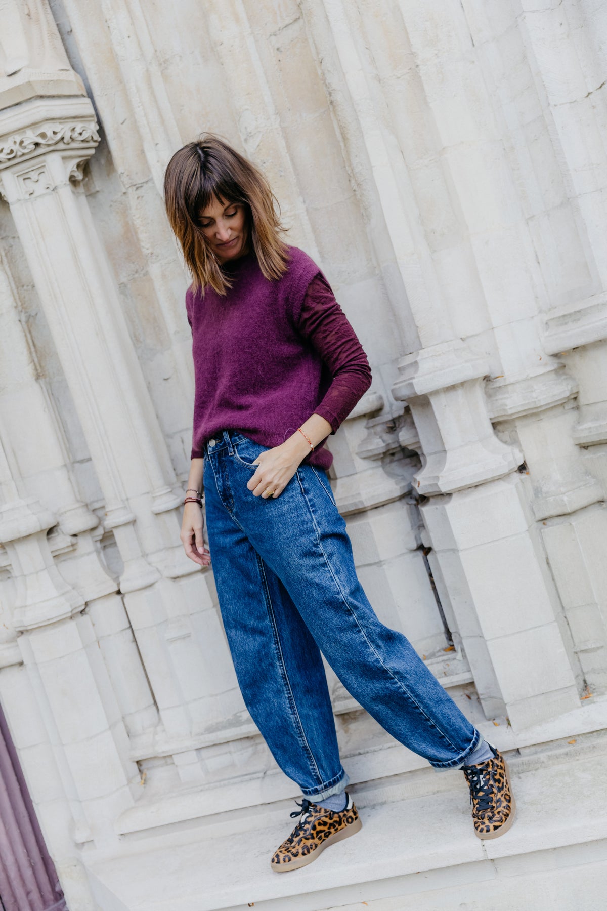 OJ Barrel denim - Dark blue
