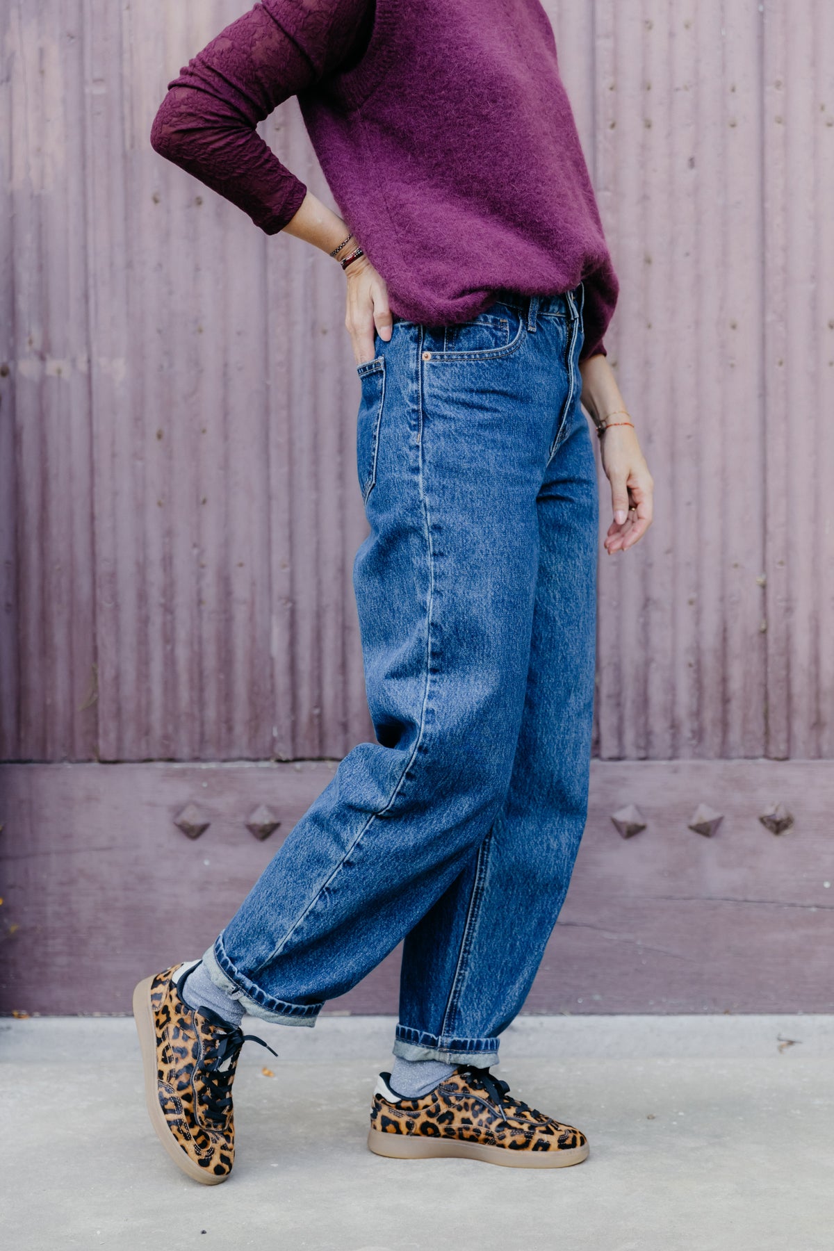 OJ Barrel denim - Dark blue