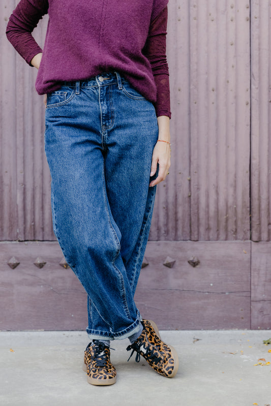 OJ Barrel denim - Dark blue