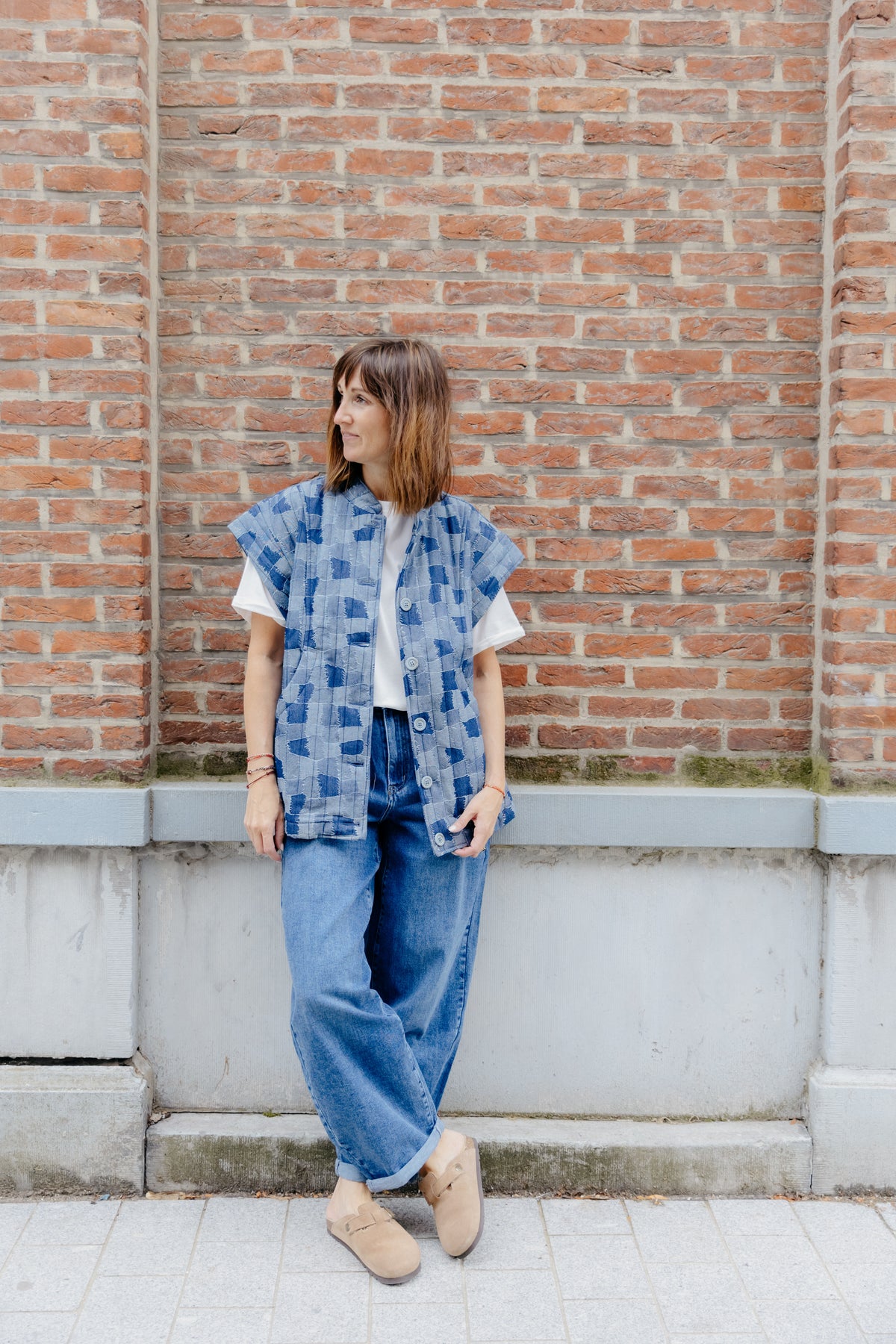 GI waistcoat - Denim