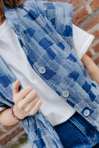 GI waistcoat - Denim