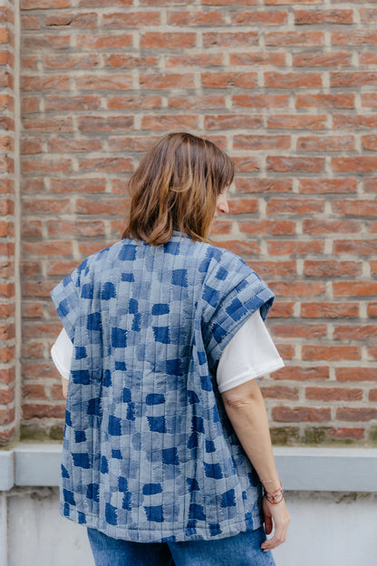 GI waistcoat - Denim