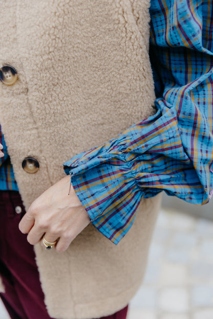 AD Blouse Kimber - Carreaux canard