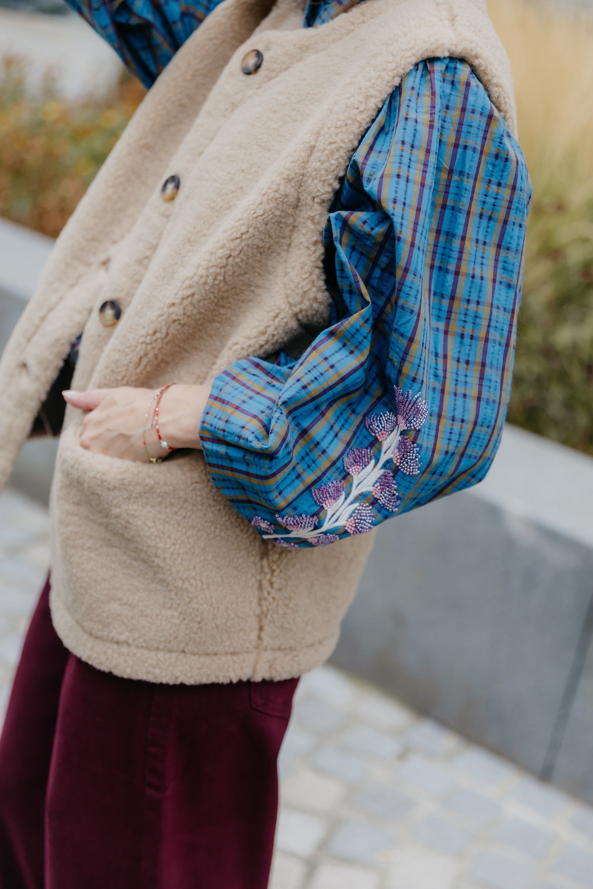 AD Blouse Kimber - Carreaux canard