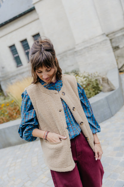 AD Blouse Kimber - Carreaux canard