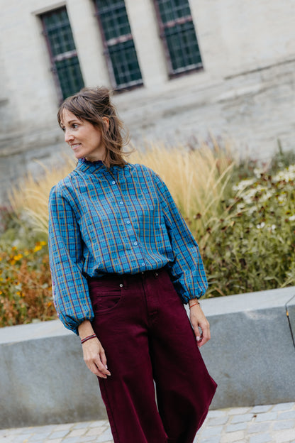 AD Blouse Kimber - Carreaux canard