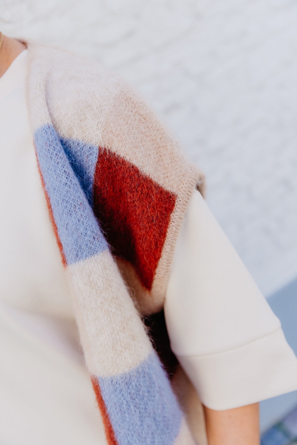 MT Gilet check - Blue