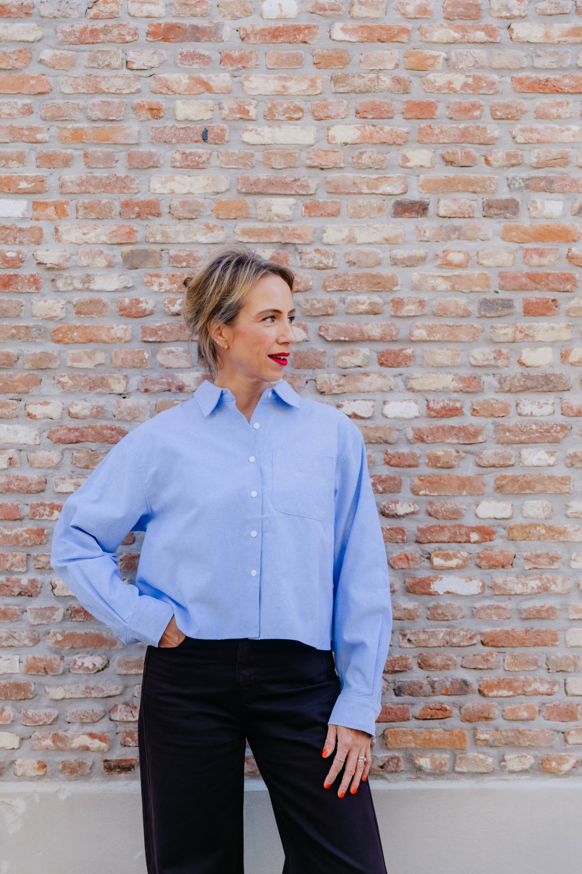 SW blouse - light blue