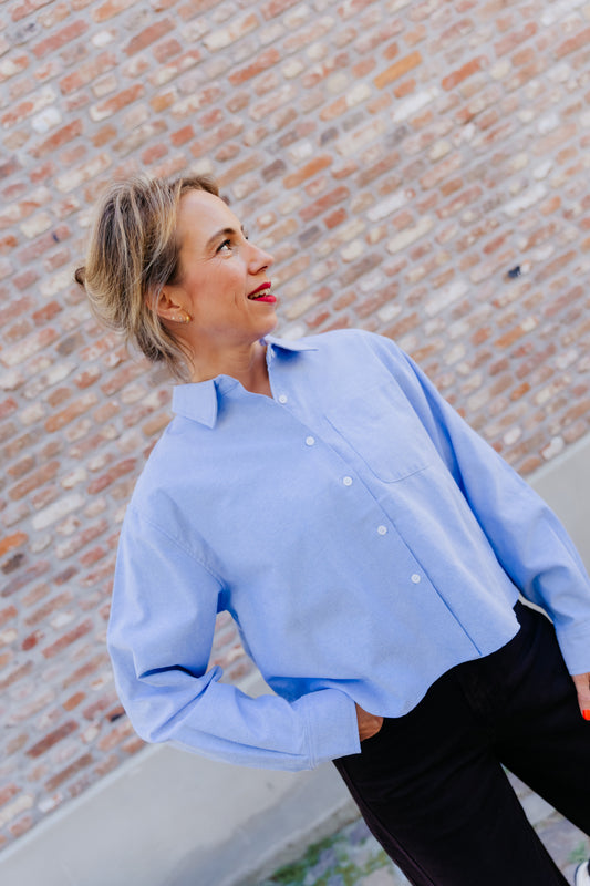 SW blouse - light blue