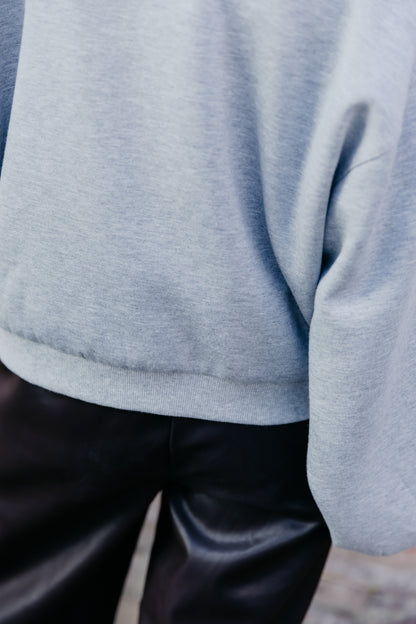 MS Maddy cardigan - grey melange