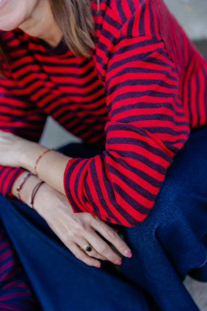 MM pull - rood/bruin