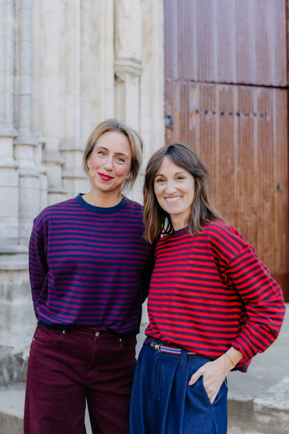 MM pull - navy/rood