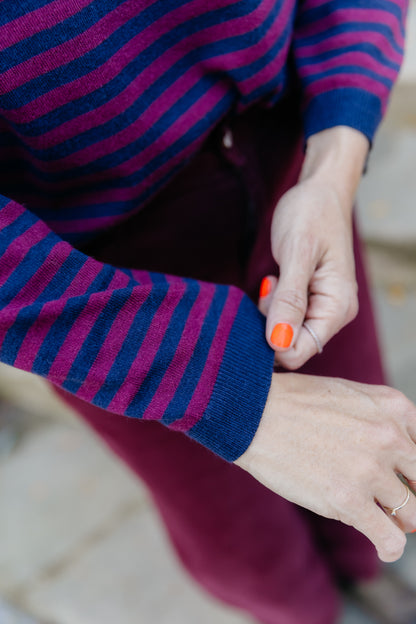 MM pull - navy/rood