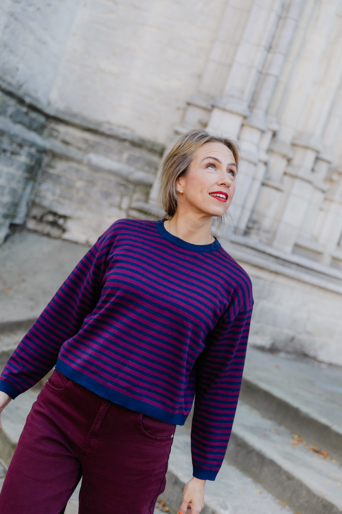 MM pull - navy/rood