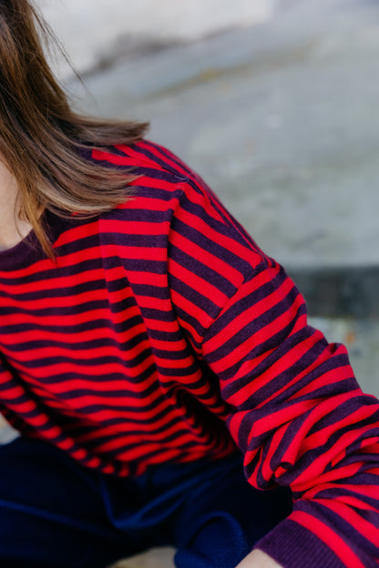 MM pull - rood/bruin