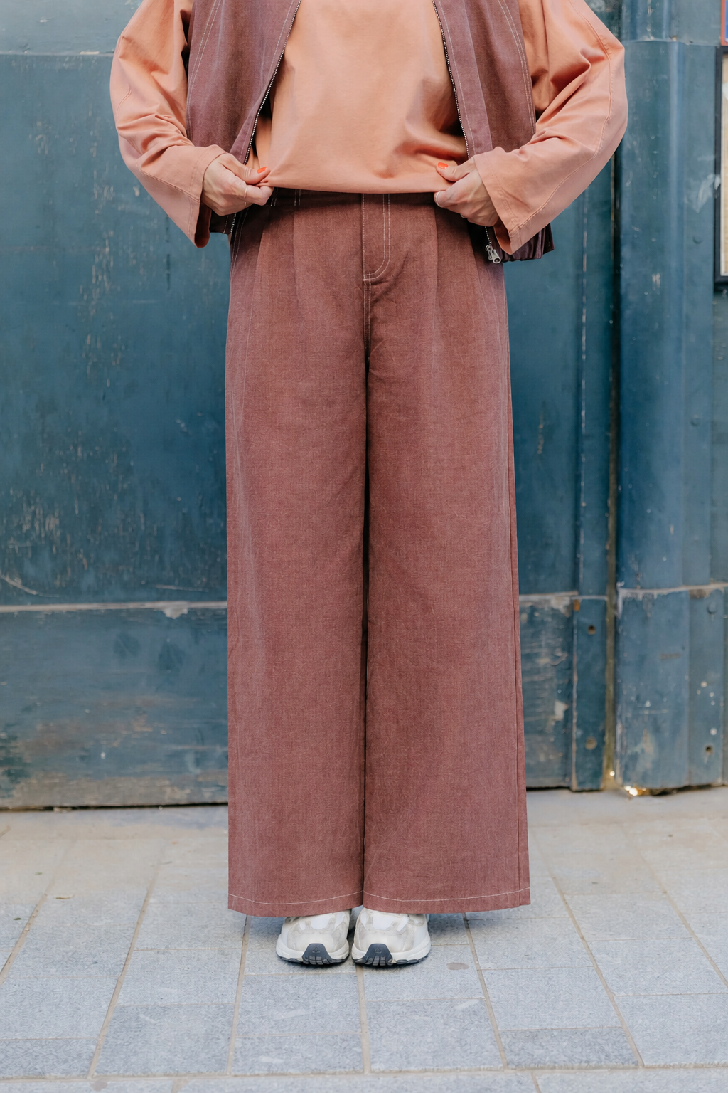 WS pantalon - Brique