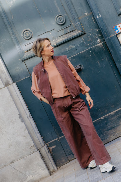 WS pantalon - Brique