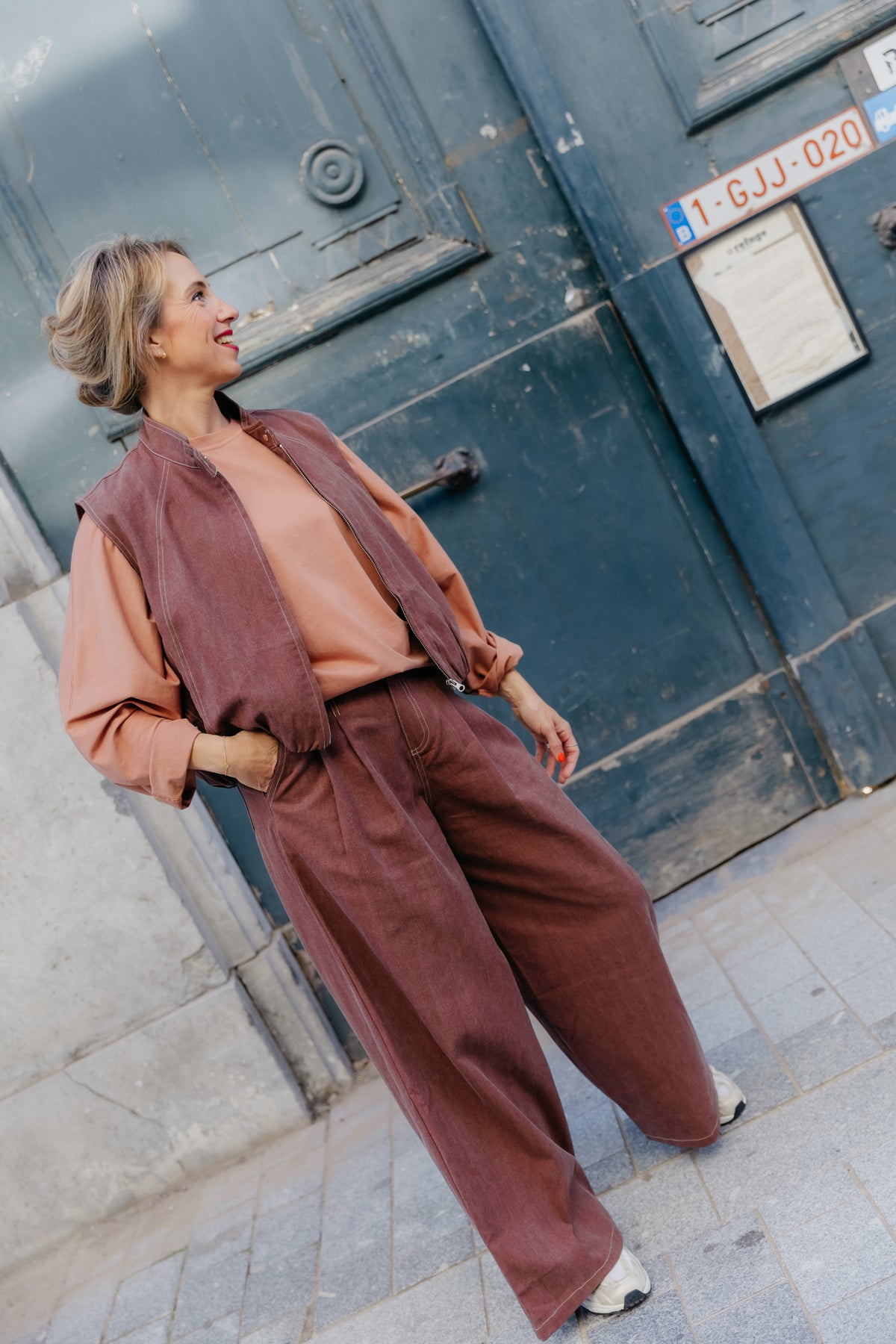 WS pantalon - Brique
