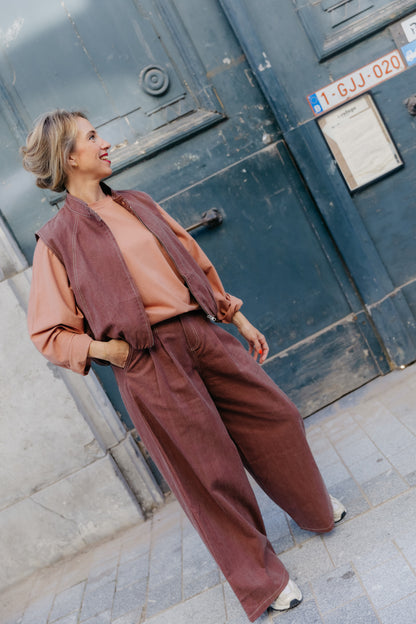 WS pantalon - Brique