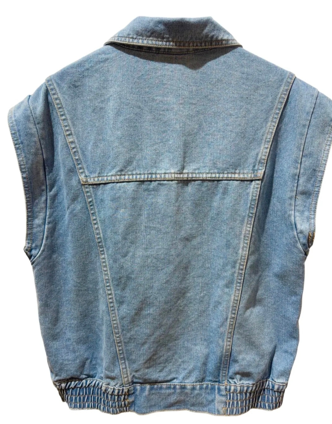 BURY gilet - Denim