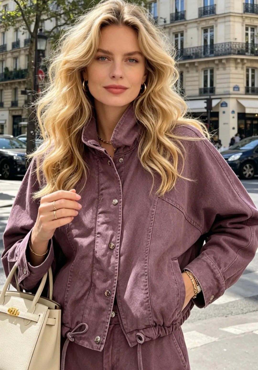 CY BERNADETTE vest - Prune
