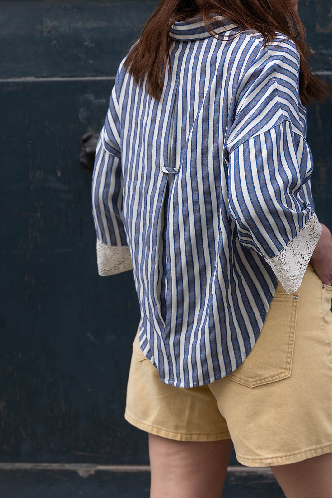IDALIE blouse - Blue stripes