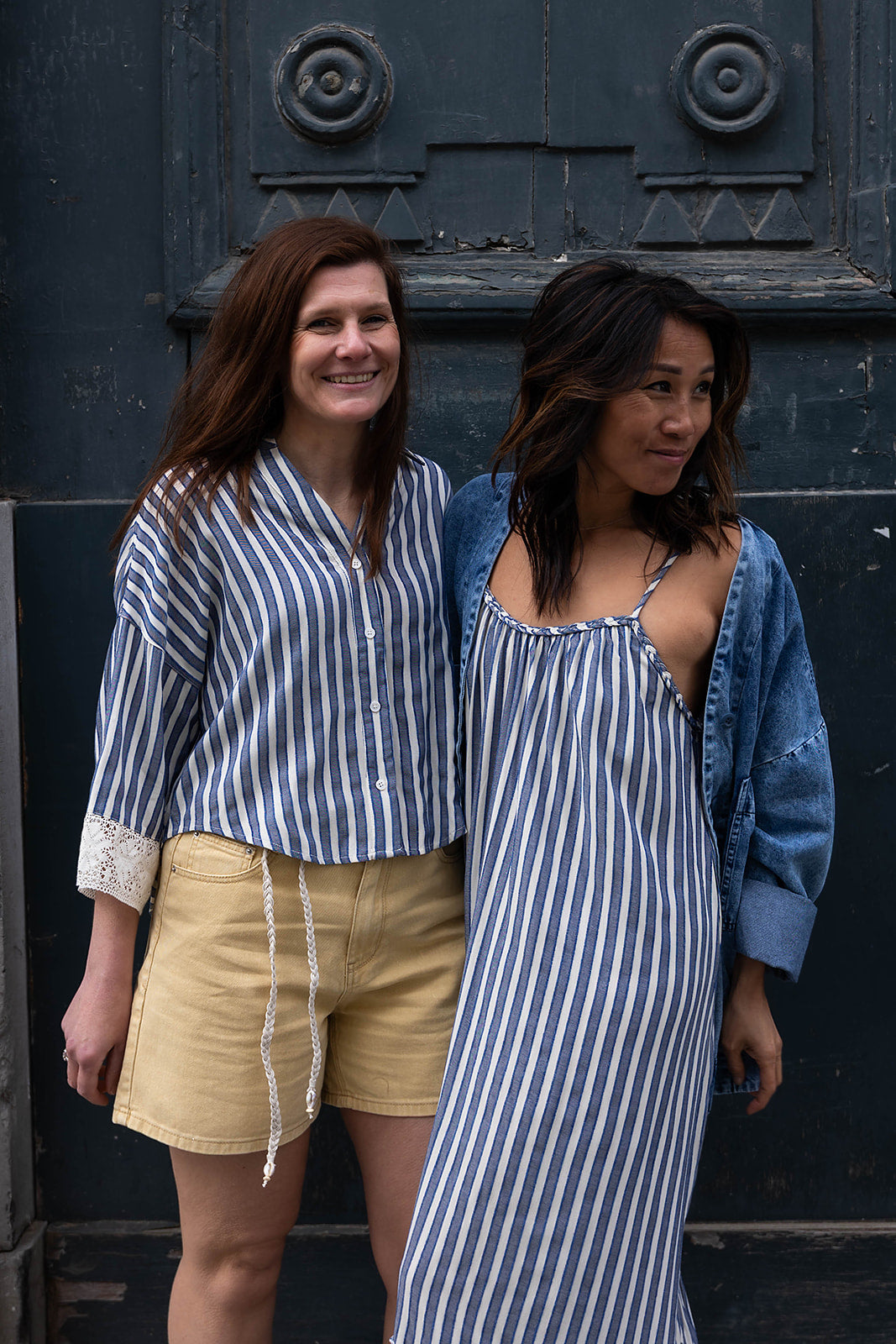 IDALIE blouse - Blue stripes